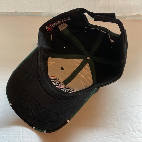 Chase Authentics Dale Earnhardt JR 88 shark tooth NASCAR hat cap black & green - Picture 6 of 8